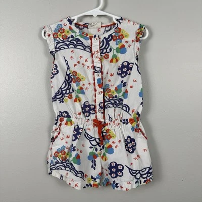 Mini Boden Carnival Romper Girls Size 2-3 Toddler Short Sleeve Summer - Image 1 of 3
