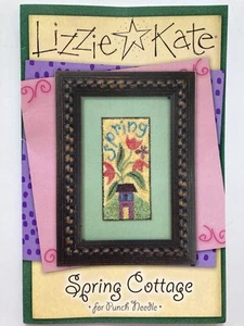 Spring Cottage Lizzie Kate Punch Needle Kit Tulips Home 2-3/8" x 5" - Picture 1 of 4