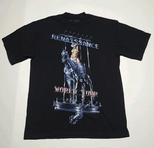 NWT BEYONCE Renaissance World Tour Shirt Official RWT 2023 CONCERT Merch Large - Picture 1 of 4