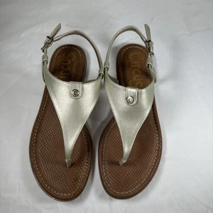 Sandalias planas Circus de Sam Edelman Carolina talla 8 doradas - Imagen 1 de 8
