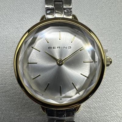 Bering Reloj Cuarzo Dos Tonos Acero Inoxidable Damas 11024-710-C / NUEVO CON ETIQUETAS Foto 1 de 2