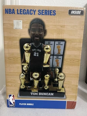 TIM DUNCAN FOCO ПАМЯТНАЯ ЛЕГЕНДА BOBBLEHEAD ШПОРЫ только 216 сделано супер редкая - Изображение 1 из 4