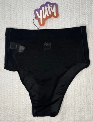 Yitty Mesh Me Smoothing High Waist Brief Iconic Black Plus Size Medium NWT - Image 1 of 4