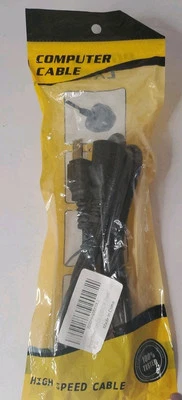 High Quality Power High Speed Printer Computer Cable 6ft 3 Prong - Image 1 of 3