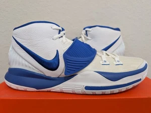 Nike Kyrie 6 TB Promo Basketball White Game Royal Blue (CW4142-108) size 12 - Picture 1 of 11