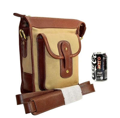 New 2024 Ghurka Citypack No 270 Vintage Chestnut Leather Crossbody Messenger Bag - Image 1 of 4