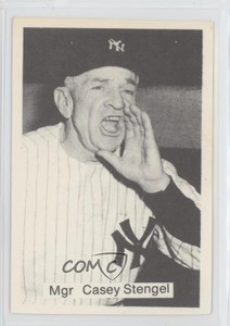 1975 TCMA All Time New York Yankee Team Black Casey Stengel HOF