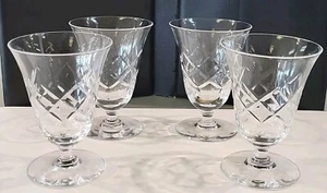 4 Webb Corbett Oyster / Fruit Cocktail Glass Made In England WEC2 - Picture 1 of 11