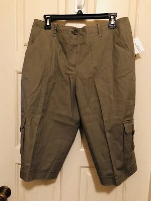 PANTALONES CORTOS PARA CAMINAR LARRY LEVINE CAQUI TALLA 14 Foto 1 de 4