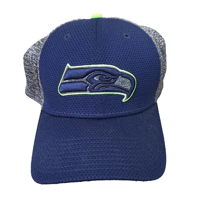Gorra New Era 39Thirty NFL Seattle Seahawks Logo Elástica M/L Azul Gris Flexfit Foto 1 de 4