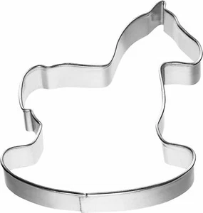 Molde de corte BIRKMANN caballo mecedor 7x2 cm apto para alimentos molde para hornear galletas - Imagen 1 de 4