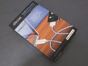 Dexim USB to Apple 30pin Visible Green Cable - New - Picture 1 of 3
