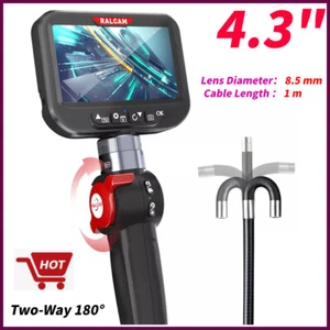 Ralcam Endoscope Articulating Borescope HD 1080P Two-Way 180° Inspection Camera - Picture 1 of 16