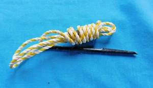 CUERDA DE PESCA DE NAILON VINTAGE NOS 36" NUNCA USADA NUEVO STOCK ANTIGUO - Imagen 1 de 1