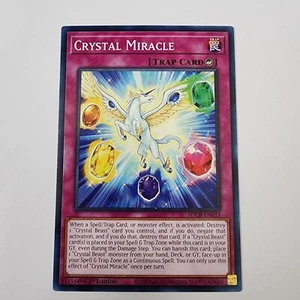 (3x) Crystal Miracle - SDCB-EN033 - Common - NM - 1st Ed - Yugioh - Picture 1 of 3