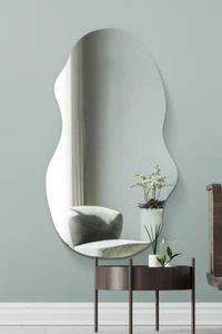 Large Frameless Pond Wall Mirror - 47" X 21" (120CM X 54CM) MirrorOutlet - Picture 1 of 8