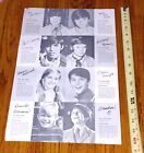 16 TEEN MAGAZINE mail in promo TOP TO TOE 8 star collage Brady bunch POSTER 1970