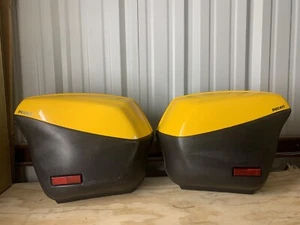 Ducati SADDLE STORAGE BAGS SET 1997 - 2003 OEM SIDE ST2 YELLOW - Picture 1 of 10