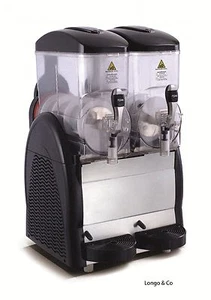 2 Container Slush Machine Fast Freeze Uk Seller Red - Picture 1 of 4