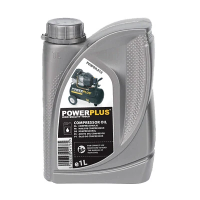 Powerplus (11,95€/L) Kompressoröl Kompressorenöl 1 Liter ÖL f. Kompressor