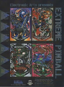 Extreme Pinball Print Ad/Poster Art PC Big Box - Picture 1 of 2