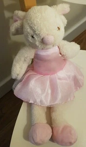 Primark Ballerina Mouse soft toy pink cream Bunny Bear - Picture 1 of 4