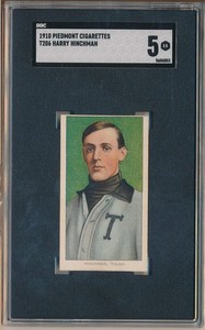 1910 Piedmont Cigarettes T206 Harry Hinchman SGC 5
