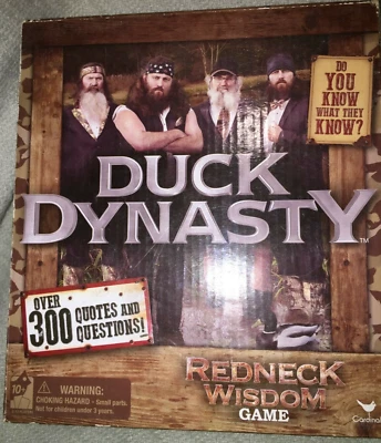 Duck Dynasty Redneck Wisdom Board Game Family Party Trivia A&E USA Gift Cardinal - Image 1 of 4