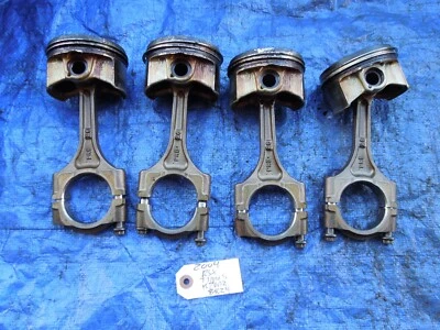 02-04 Acura RSX Type S K20A2 pistons and rods engine motor OEM PRB set BR24 - Image 1 of 4