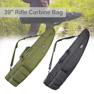 Estuche de almacenamiento acolchado para pistola Oxford 600D bolsa carabina rifle táctico 38"" - Imagen 1 de 20