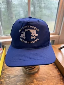 Gorra azul con correa para campeonatos de conducción de camiones de Maryland - Imagen 1 de 10