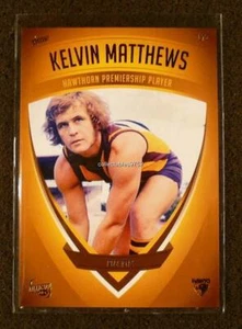 2011 SELECT HAWTHORN HERITAGE PREMIERSHIP PLAYER CARD KELVIN MATTHEWS - Picture 1 of 1