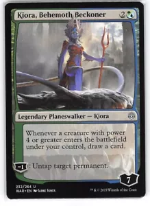 Kiora, Behemoth Beckoner *Uncommon* Magic MtG x1 War of the Spark - Picture 1 of 2