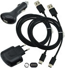 4in1 Lade Set 2x USB-C Datenkabel + KFZ Ladekabel für Sony Xperia 1 VI 2024