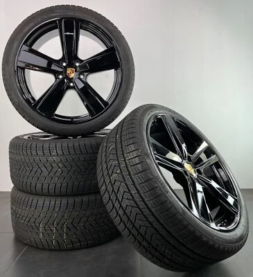Porsche 22 Zoll Felgen Cayenne 9Y0 E3 Sport Winterreifen Winterräder neu - Bild 1 von 4