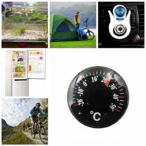 20mm Outdoor Portable Thermometer Celsius Round Plastic P9S3 WaterprNEW N4Z0 - Picture 1 of 10