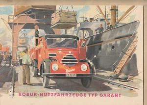 RDA Folleto Robur Vehículos Comerciales Tipo Granito Original - Imagen 1 de 16
