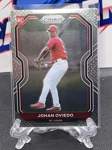 2021 Panini Prizm Johan Oviedo St Louis Cardinals Rookie Prizm Card #176 - Picture 1 of 2