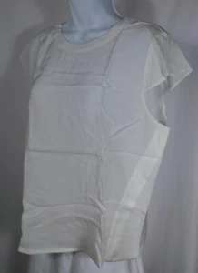 Blusa para mujer J CREW cuello cuchara gorra talla 12 - Imagen 1 de 7