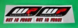 KAWASAKI HONDA YAMAHA KTM GAS GAS HUSQVARNA WP RACING SUSPENSION STICKERS #7 - Picture 1 of 1