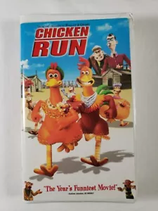 Chicken Run Video Tape VHS 2000 Dreamworks Lord and Park Clam Shell - Picture 1 of 9