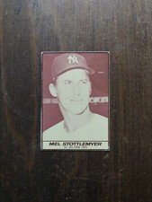 1971 Mel Stottlemyer Milk Duds New York Yankees All Lines Read