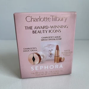 Set of Charlotte Tilbury Magic Cream + Lipstick Pillow Talk - Picture 1 of 5