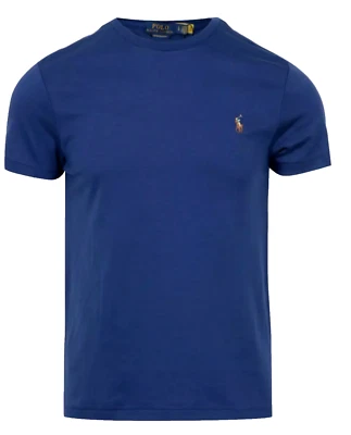 Polo Ralph Lauren Logo Camiseta De Algodón Pima Personalizada Slim Fit Pony XL - Imagen 1 de 4