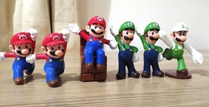 6 x McDonalds Happy Meal SUPER MARIO LUIGI Figuren Spielzeug Tortenaufleger - Bild 1 von 4