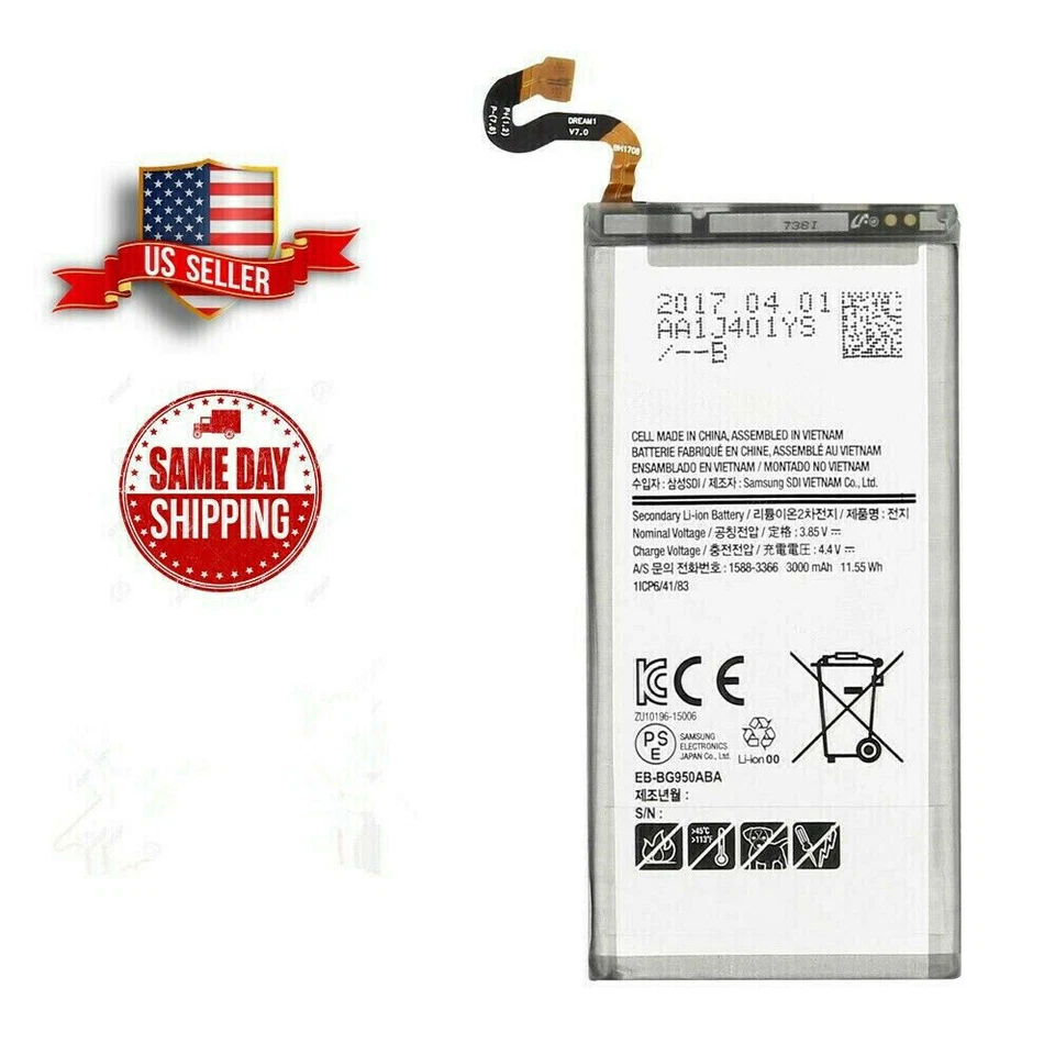 Nueva Batería Original Samsung Galaxy S8 EB-BG950ABA Original Repuesto G950U OEM Foto 1 de 1