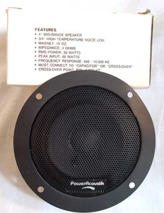 New Power Acoustik SPA-104 4" Mid Range Midrange Speaker Car Home Audio - Picture 1 of 1