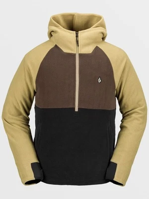 Polar Half-zipped Hoodie - DARK KHAKI REFB32B5 - Image 1 of 2