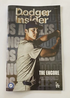 Shohei Ohtani 2025 Los Angeles Dodgers Insider Magazine Program September 2025 - Image 1 of 2
