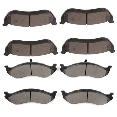 For 2003-2006 Jeep Wrangler Front Rear Professional Grade Ceramic Brake Pad 8pcs - Image 1 of 4